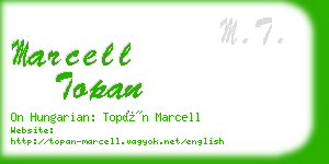 marcell topan business card